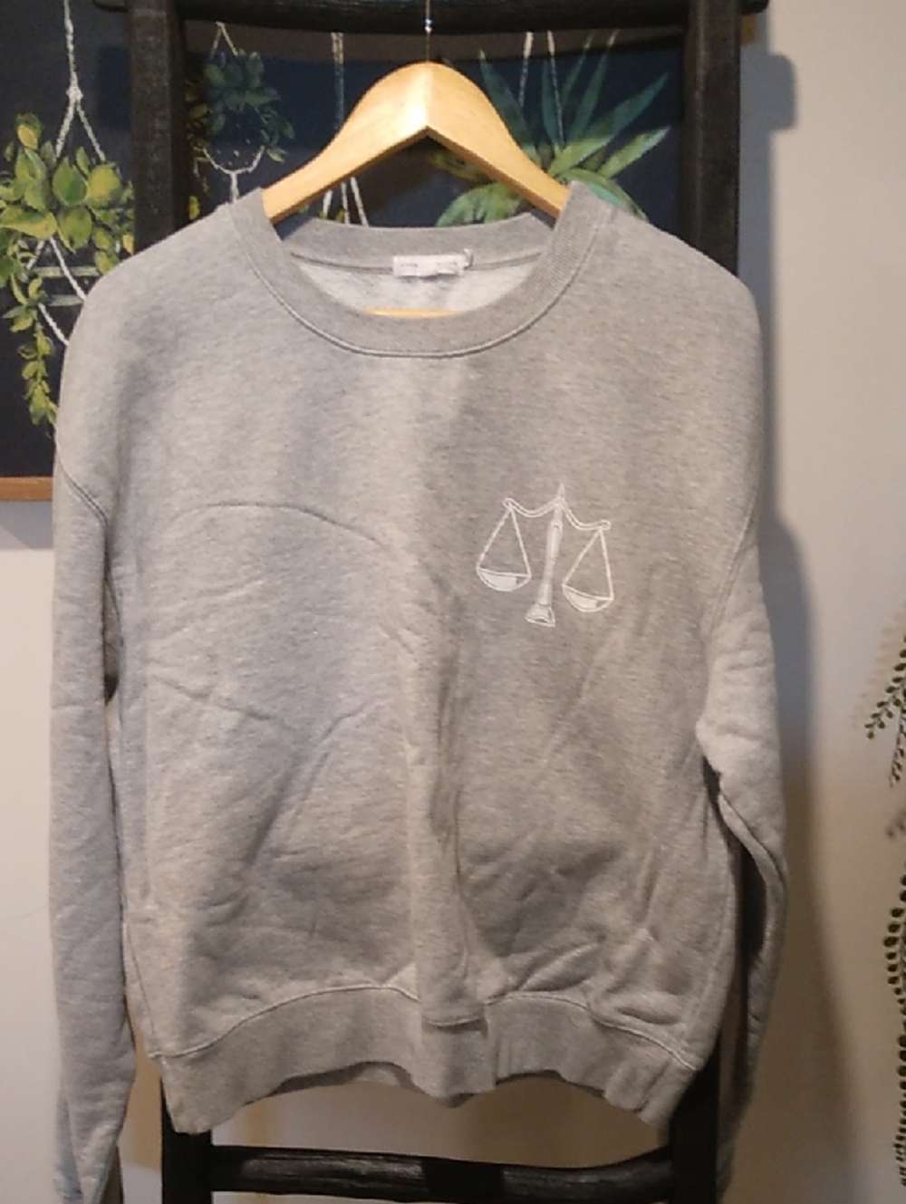 Women's Good American Zodiac Libra Boyfriend Sweatshirt